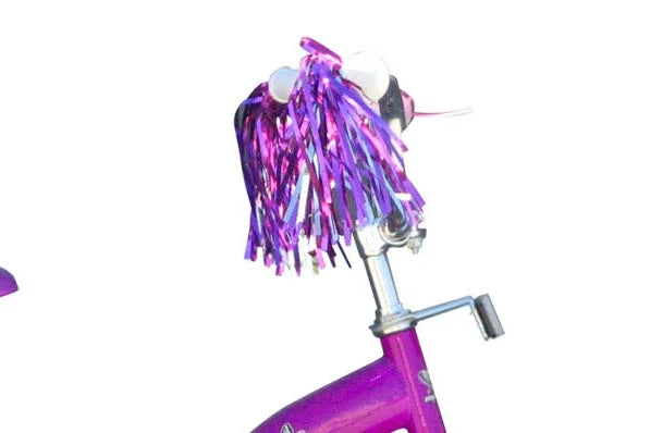 PlayWorld 20" BMX S-Type Frame Bicycle Coaster Brake One Piece Crank Purple Rims White Tire Kid's Bike - Purple